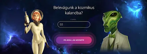 Regisztráció Buran – kozmikus téma Űr kaland kaszinó regisztrációs űrlap